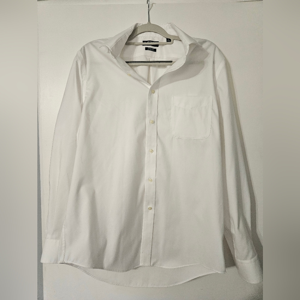 White Collard button down shirt Lauren by Ralph Lauren Large